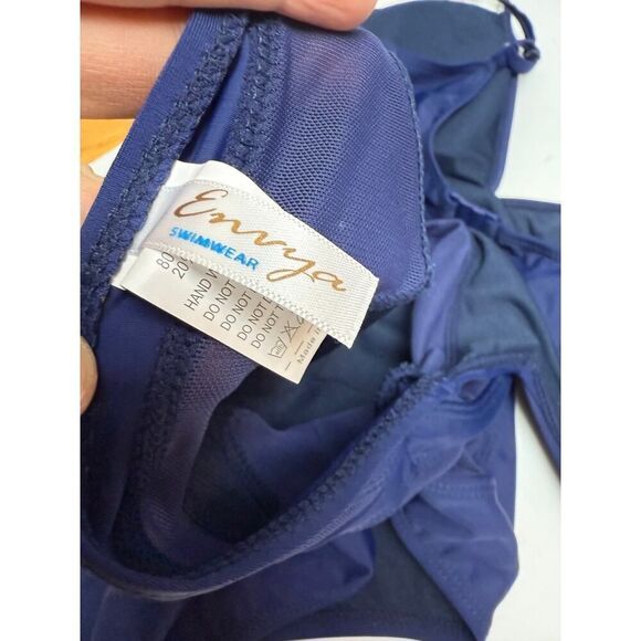 NWT Baltic Born Envya Swimwear Odyssey One Piece Swimsuit in Navy Blue NWT Sz. M - Picture 7 of 8